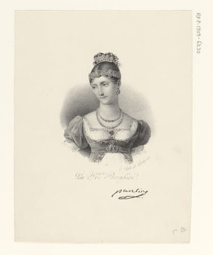 La Pr.esse Borghèse by anonymous; veuve Delpech (Naudet)