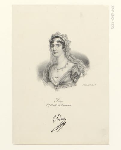 Portret van Elisa Bonaparte by anonymous; veuve Delpech (Naudet)