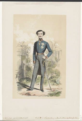 Portret van Karel III by J.L. Lacoste