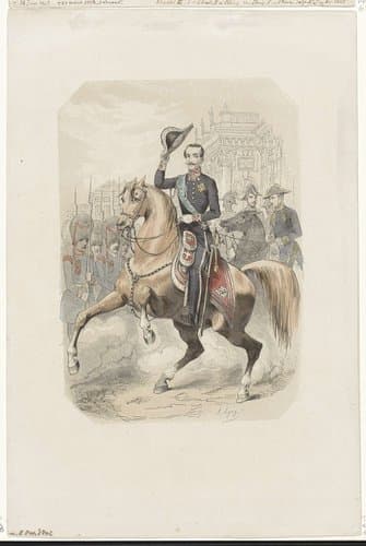 Portret van Karel Albert by J.L. Lacoste