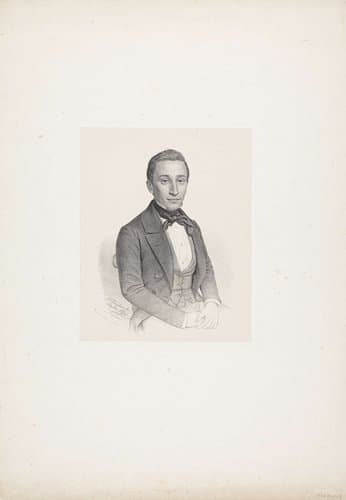 Portret van een onbekende man by Johann Peter Berghaus