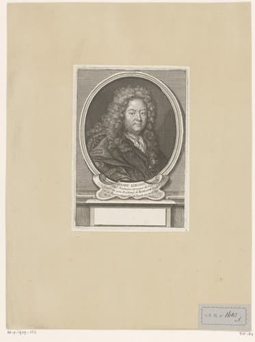 Portret van Gerard Edelinck by Étienne Desrochers