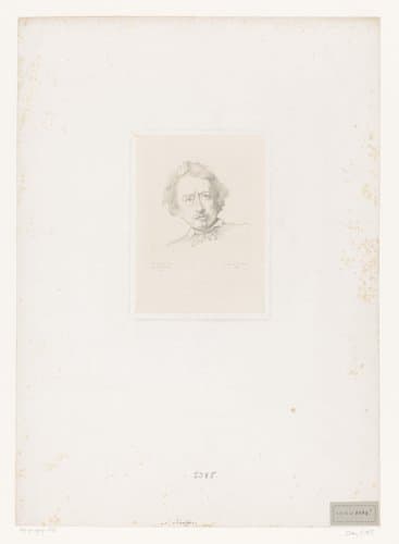 Portret van Ary Scheffer by Claude Marie François Dien