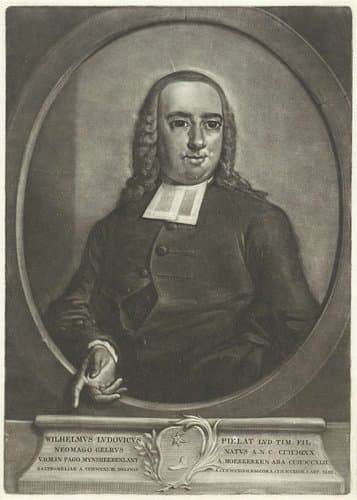 Portret van de predikant Willem Lodewijk Pielat by Aert Schouman