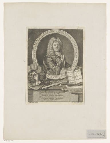 Portret van Sébastien Le Prestre de Vauban by Georg Paul Busch