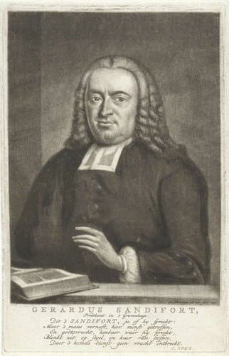 Portret van Gerardus Sandifort by Aert Schouman