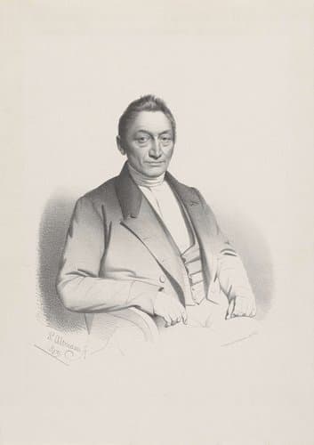 Portret van predikant Herman Gerrit Jacobus van Doesburgh by S. Altmann