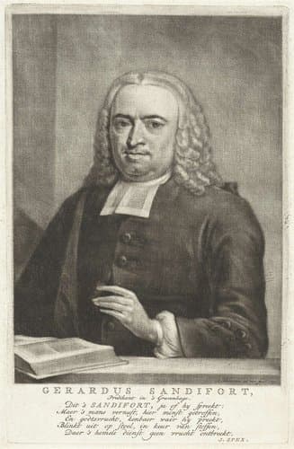 Portret van Gerardus Sandifort by Aert Schouman