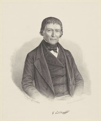 Portret van een onbekende man by Johann Peter Berghaus