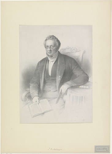 Portret van Philipp Christiaan Molhuysen
