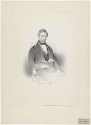 Portret van J.W.C. van Steeden by Wilhelmus Cornelis Chimaer van Oudendorp