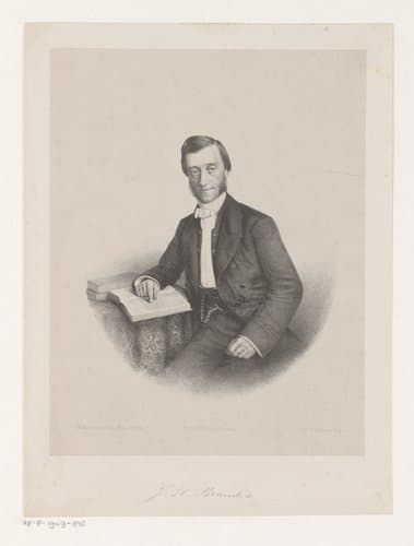 Portret van Johannes Hendrik Brandes by Matthijs Willem Gerardus Michielsen