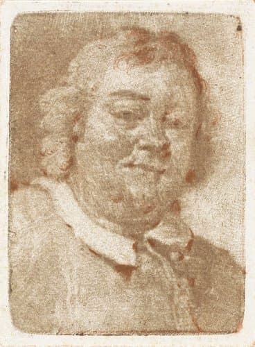 Buste van een man by Aert Schouman