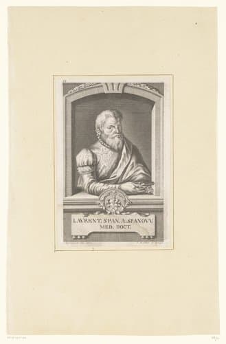 Portret van Laurentius Span a Spanow