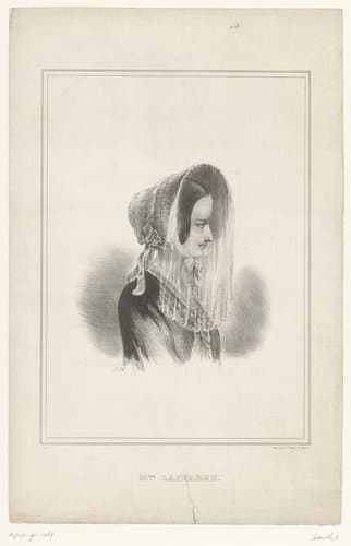 Portret van Marie Lafarge by G. Chariol