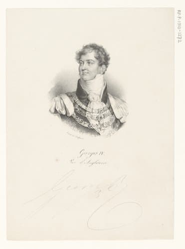 Georges IV, roi d'Angleterre by anonymous; veuve Delpech (Naudet)