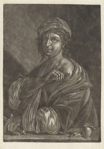 Gewonde man met een zwaard by Jan Thomas