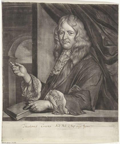 Portret van Theodorus Craanen by Jacob Toorenvliet