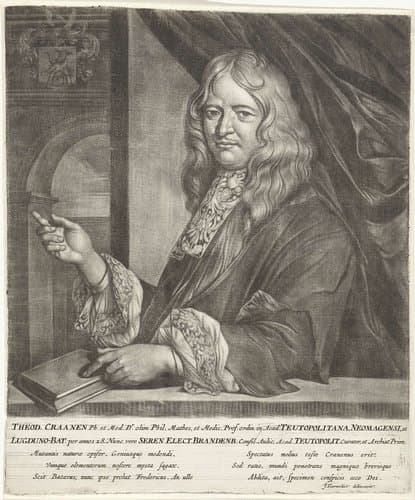 Portret van Theodorus Craanen by Jacob Toorenvliet