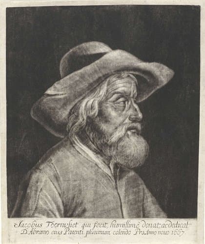 Portret van Abram Toorenvliet by Jacob Toorenvliet