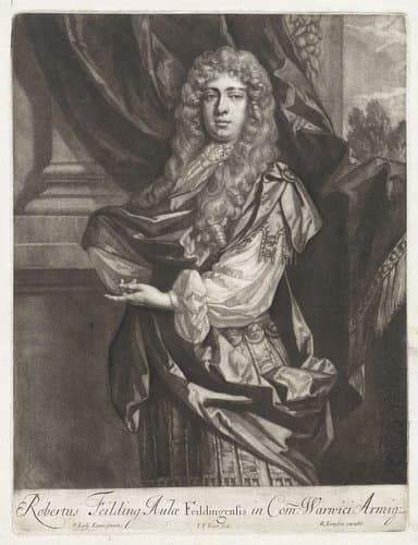 Portret van Robert Fielding by Jan van der Vaart