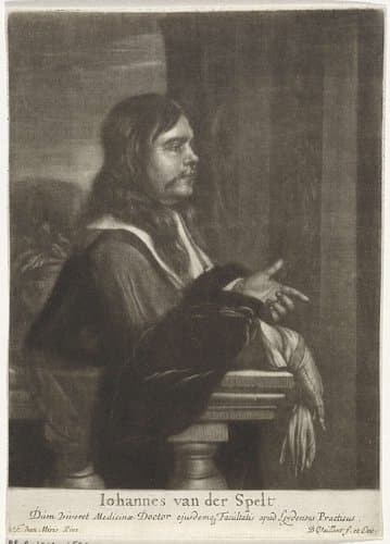 Portret van Johannes van der Spelt by Bernard Vaillant