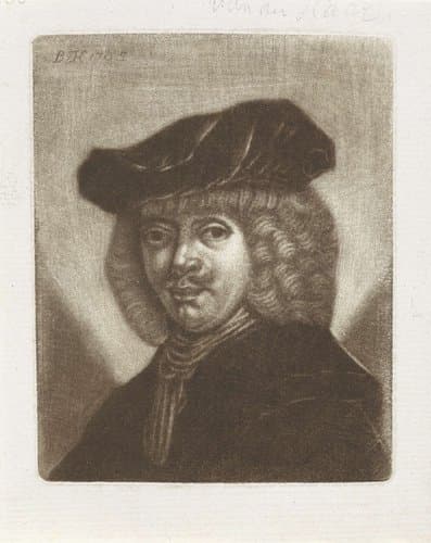 Buste van een man met een baret