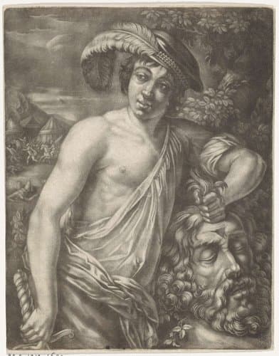 David met het hoofd van Goliath by anonymous