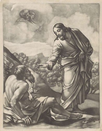 Christus geneest een verlamde man by anonymous