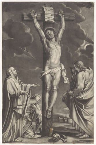 Christus aan het kruis by anonymous