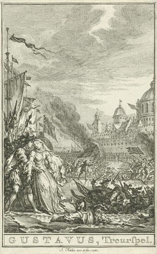 Gustavus, Treurspel by Simon Fokke