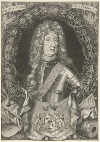 Portret van Friedrich Arnaud by Daniel de Lafeuille