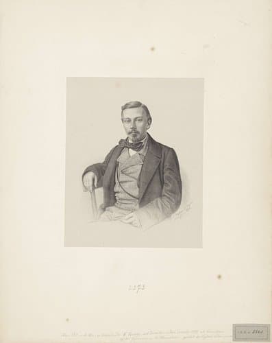 Portret van Eelco Verwijs by Johann Peter Berghaus