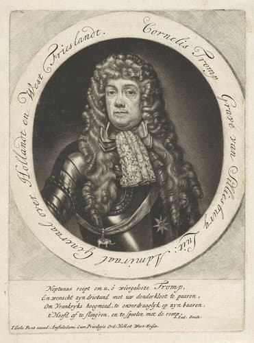 Portret van Cornelis Tromp by Jacob Gole