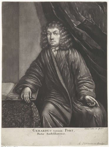 Portret van Gerard van der Port by Pieter Schenk (I)