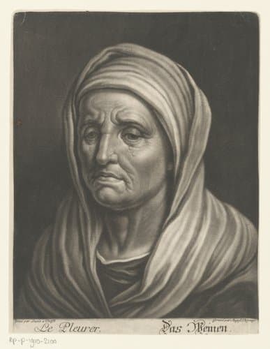 Le Pleurer / Das Weinen by August Hermann Jakob Degmair