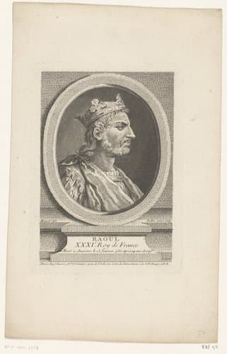 Portret van Rudolf van Frankrijk