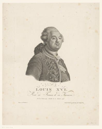Portret van Lodewijk XVI van Frankrijk