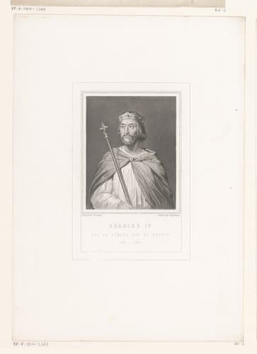 Portret van Hugo Capet, koning van Frankrijk