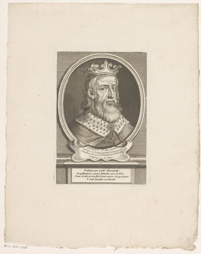 Portret van Chlotharius II by Étienne Desrochers