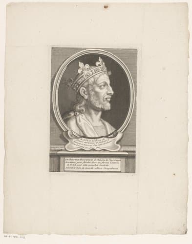 Portret van koning Rudolf I by Étienne Desrochers