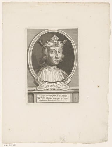 Portret van koning Filips V by Étienne Desrochers