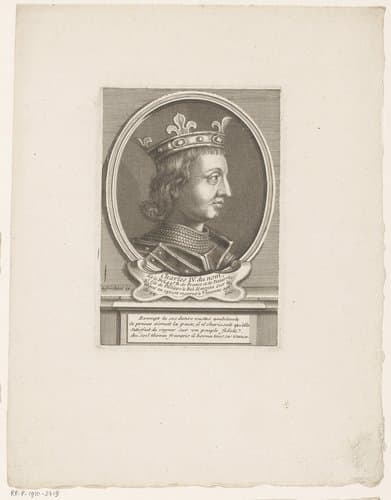Portret van Karel IV by Étienne Desrochers