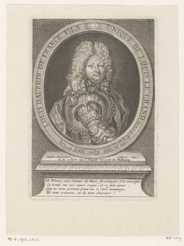 Portret van Lodewijk, dauphin van Frankrijk by Étienne Desrochers