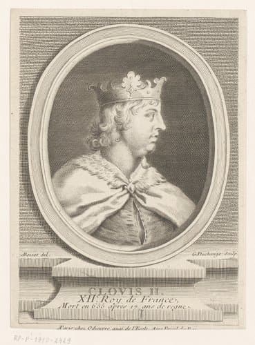 Portret van Clovis II van Frankrijk by Gaspard Duchange