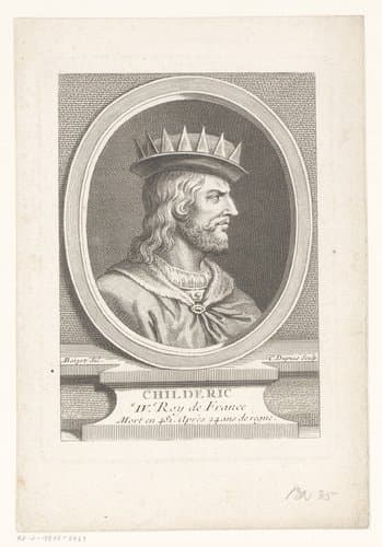 Portret van Childerik I