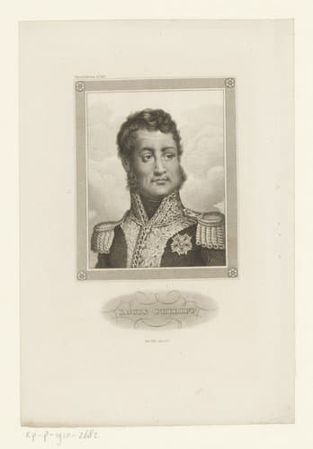 Portret van Lodewijk Filips I, koning van Frankrijk by Johann Georg Nordheim