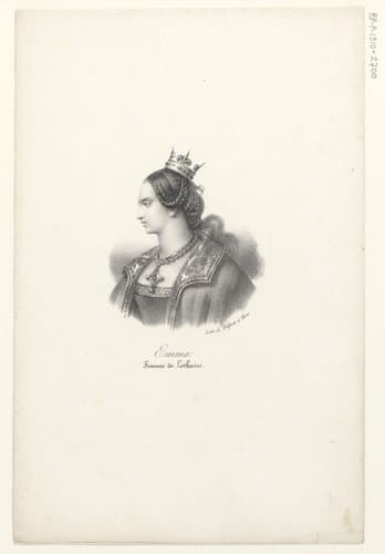 Emma, femme de Lothaire by anonymous; veuve Delpech (Naudet)