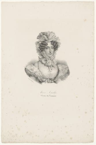 Portret van Marie Amélie van Bourbon-Sicilië by anonymous