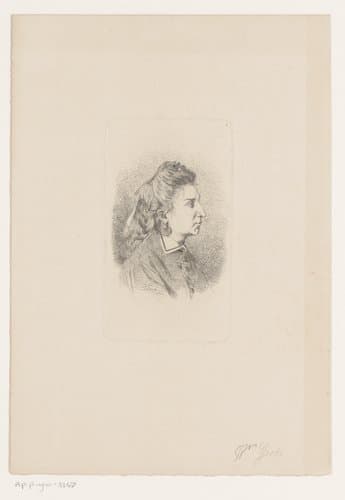 Portret van een onbekende vrouw by Willem Geets